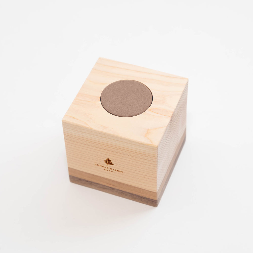 Hinoki Block - アロマストーン+スタンド