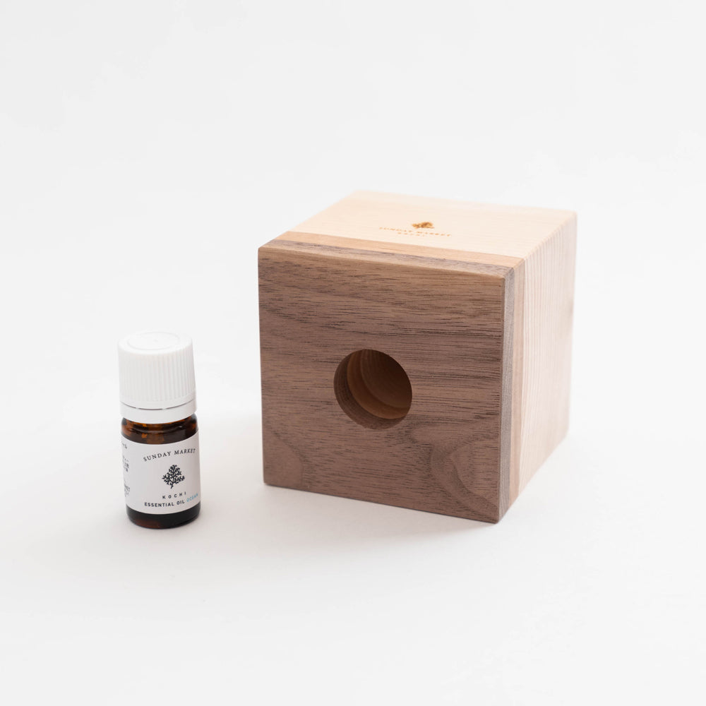 Hinoki Block - アロマストーン+スタンド