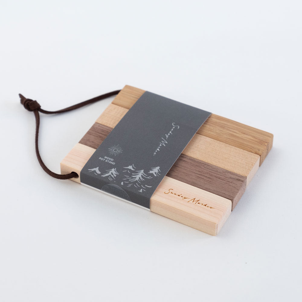 Wood Pot Stand - ウッドポットスタンド